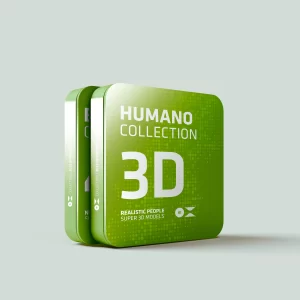 Collection de Modèles 3D Humains